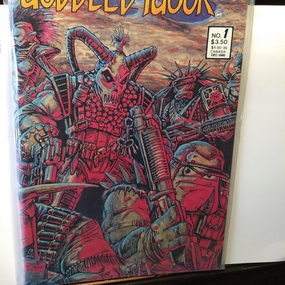 RARE Vintage 1986 Gobbledygook TMNT comic - Picture 2 of 3